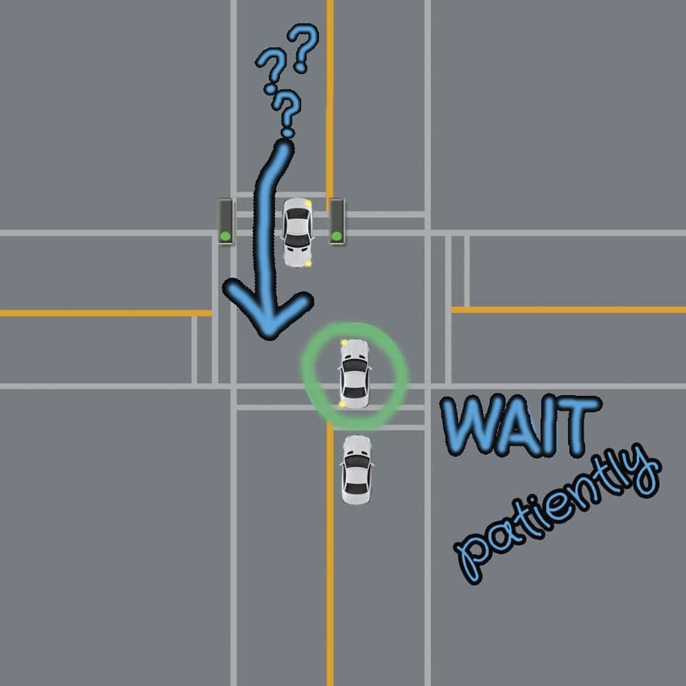 How To Turn Left At An Intersection