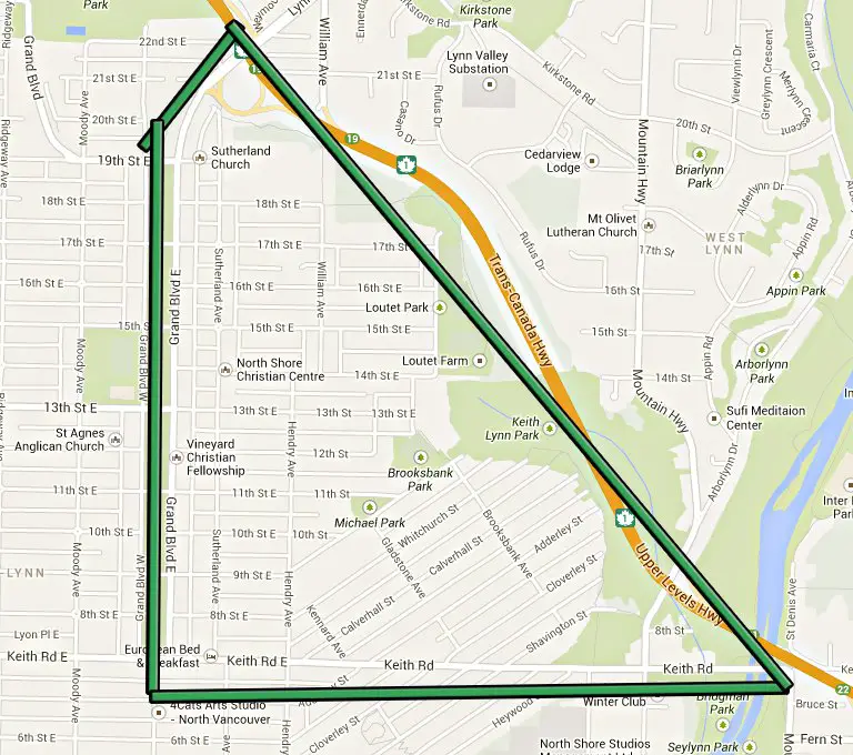 north vancouver driving practice areas