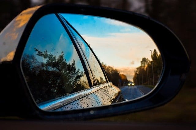 passenger side mirror