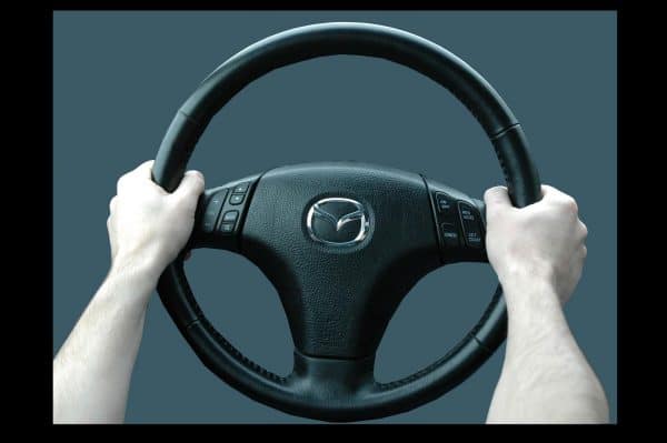 steering wheel with arms