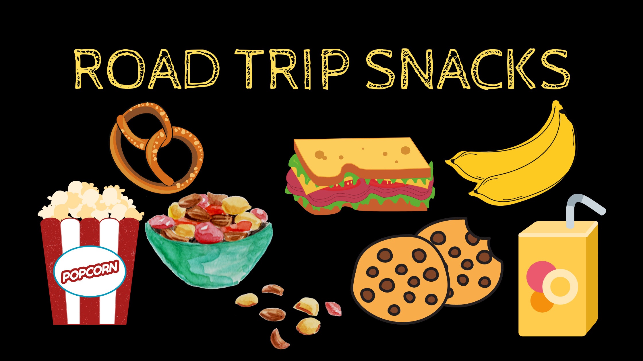 road trip snacks