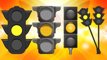 flashing yellow traffic light