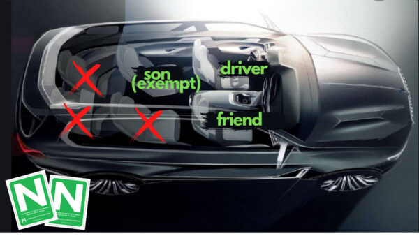 ICBC passenger restrictions 