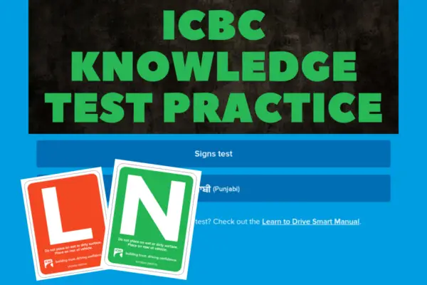 icbc knowledge test practice