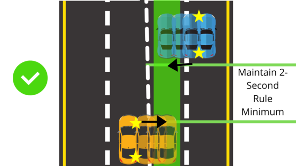 safe lane changing tips 