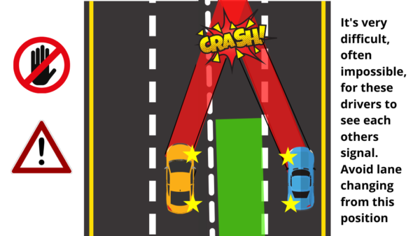 how to lane change on multi lane road