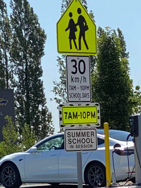 Summer school sign British Columbia 