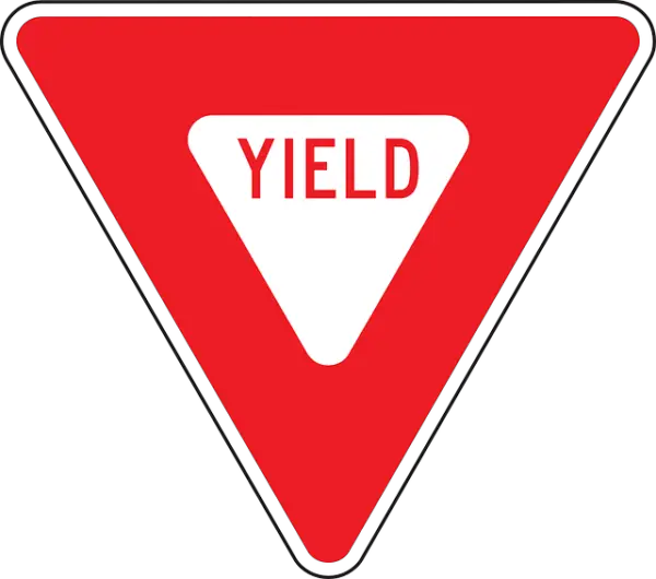 yield sign 