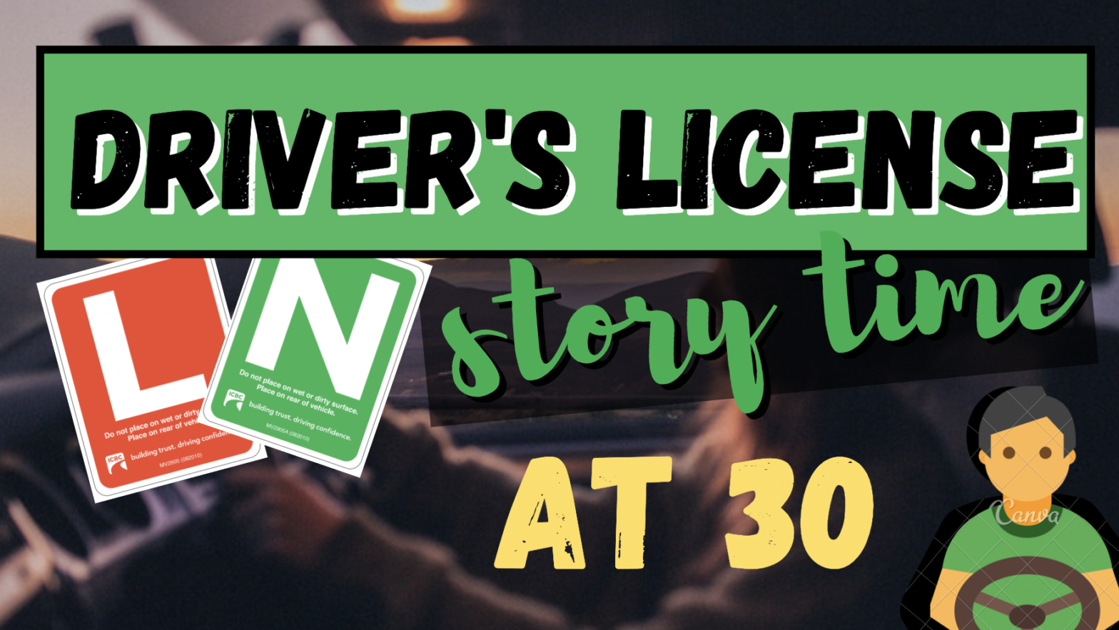 getting your drivers license story time
