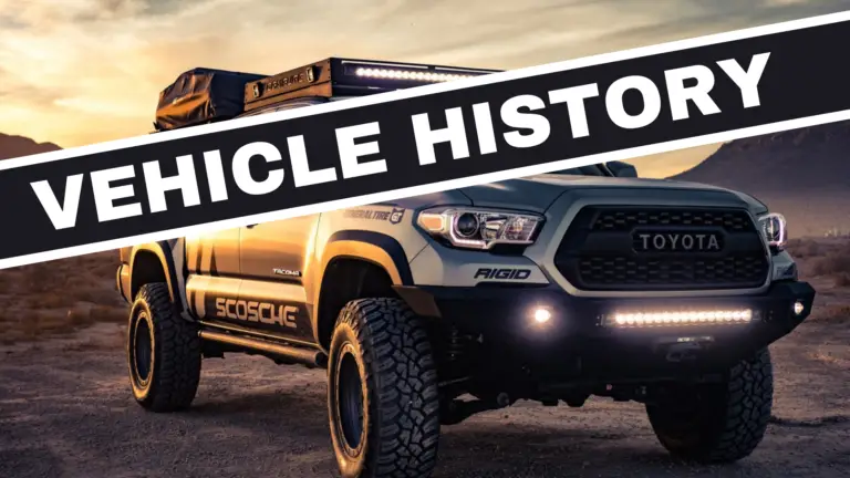 ICBC vehicle history