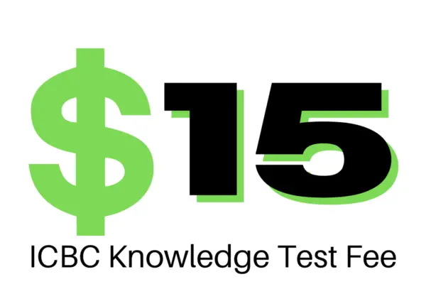 ICBC Knowledge Test Fee