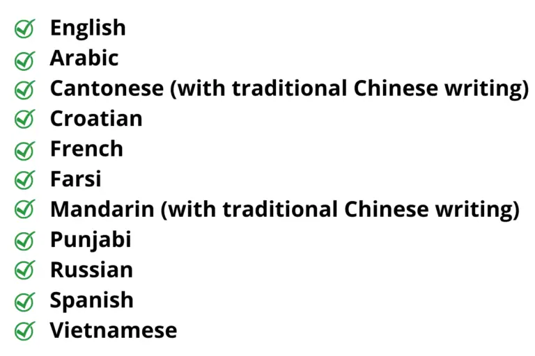 English-Arabic-Cantonese-with-traditional-Chinese-writing-Croatian ...