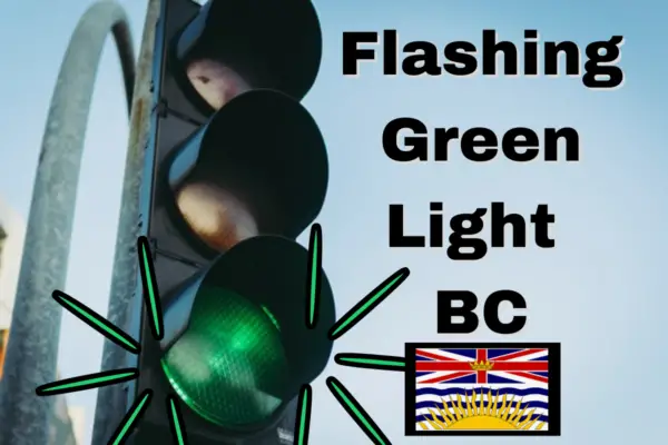 Flashing green light BC