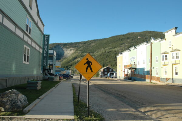 Crosswalk Ahead Sign Canada