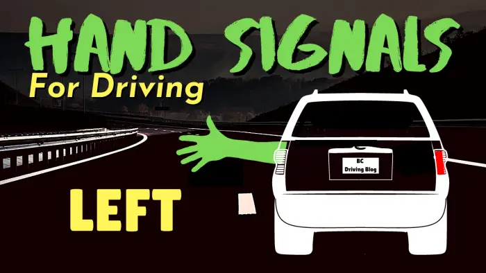 driving hand signals meaning