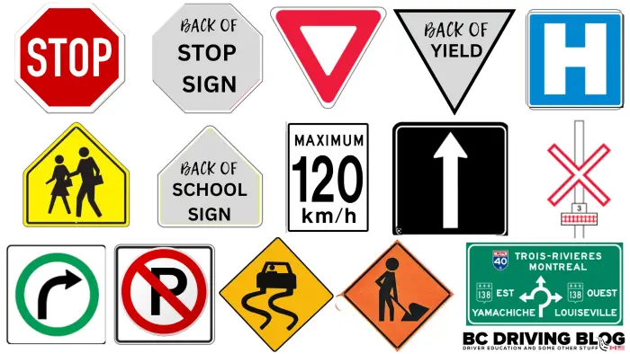 Canada Road Signs 
