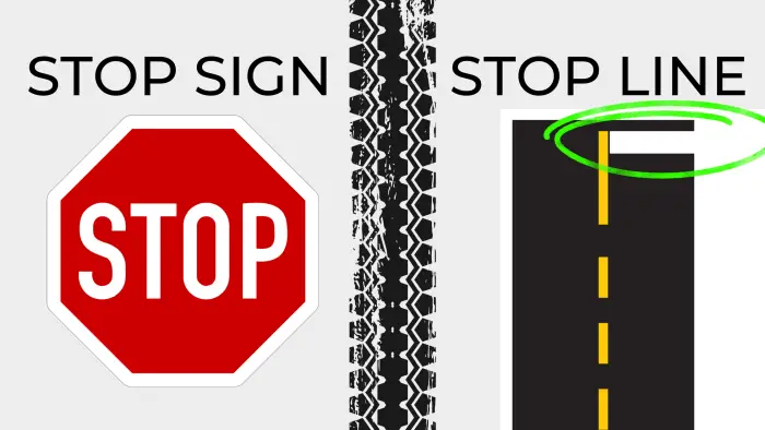 Stop Sign vs. Stop Line 