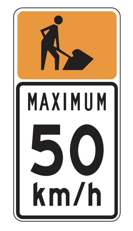 Crew Working Obey Posted Speed Limit 