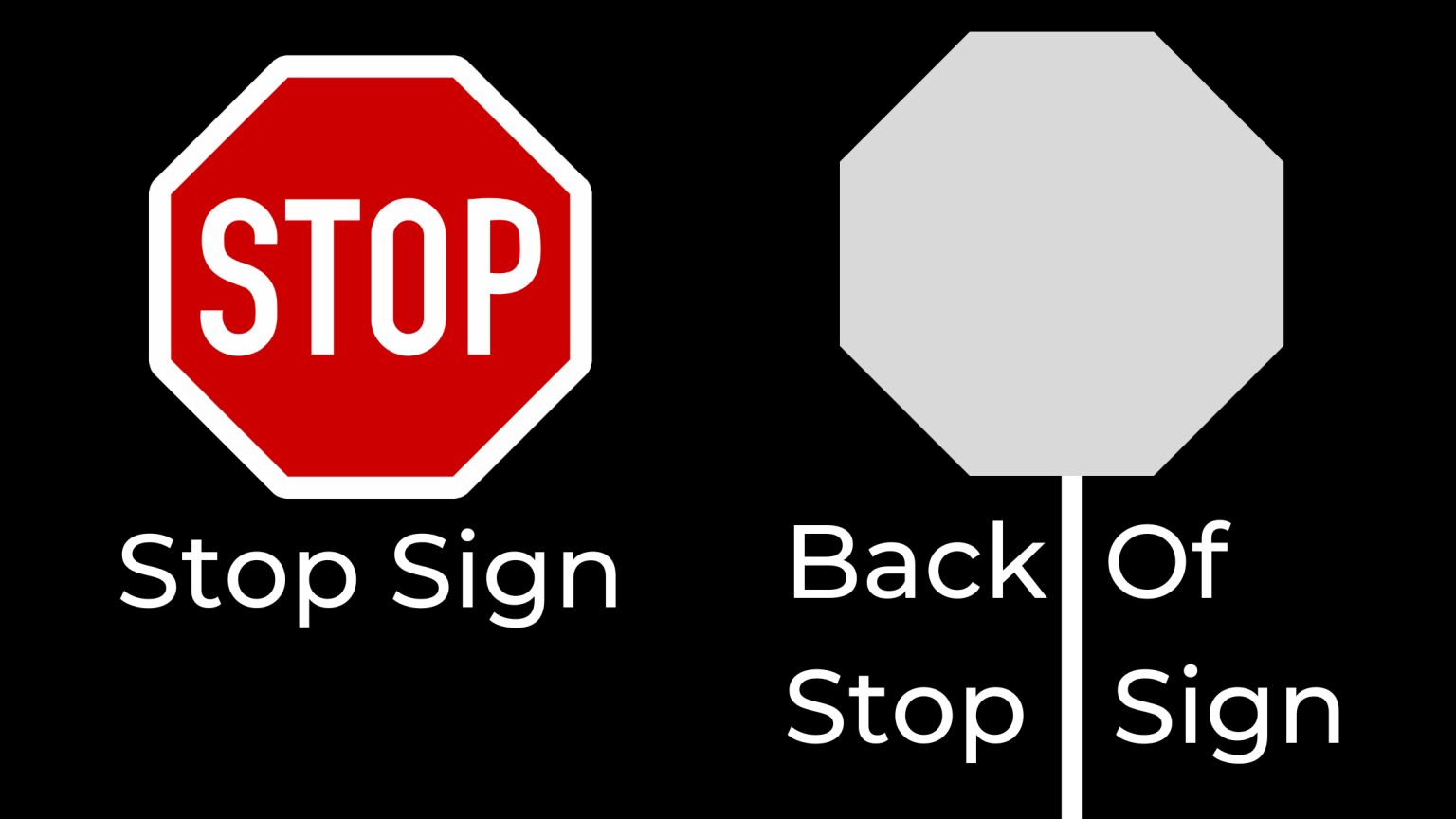 stop sign vs stop all way
