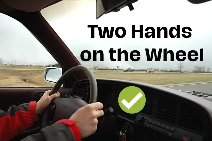 two hands on the wheel ICBC road test 