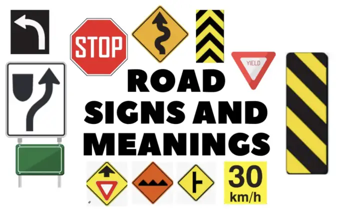 canada road signs
